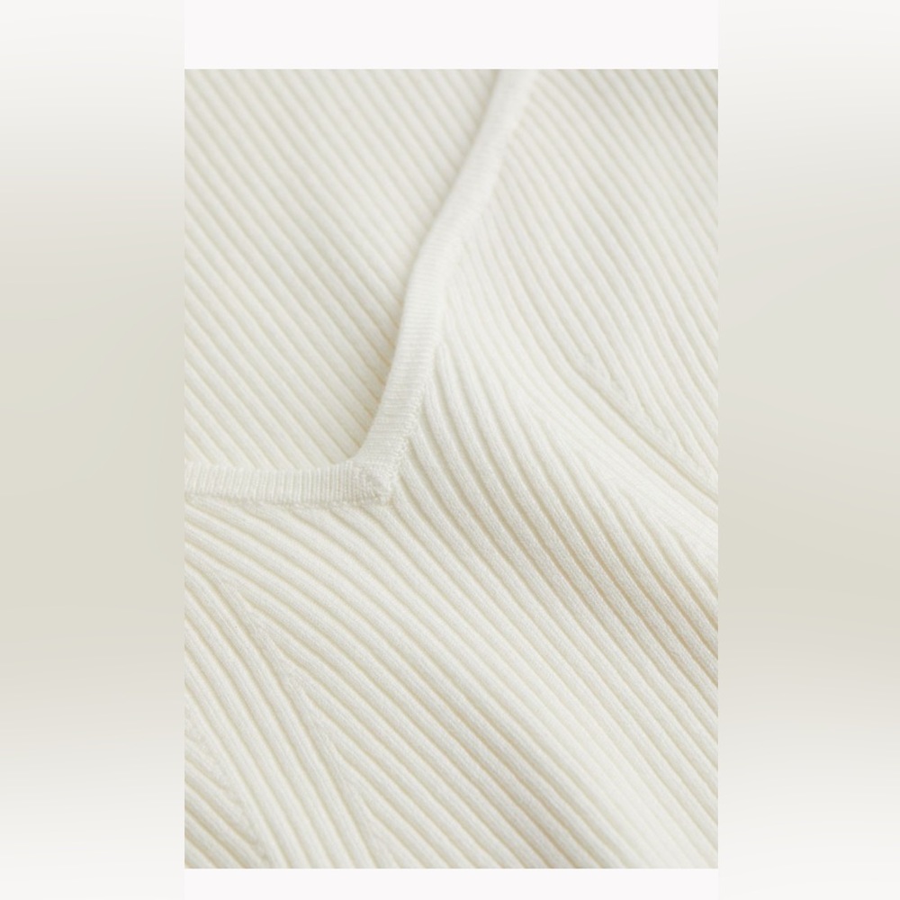 Short Rib-Knit Top - Picture 2 of 4